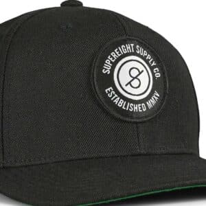 Supereight Supply Co Patch Snapback Cap - Black