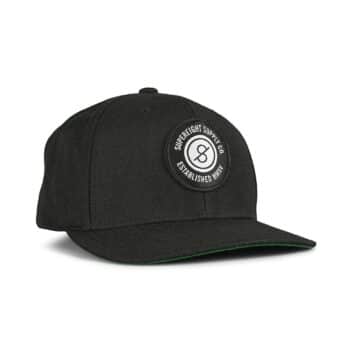 Supereight Supply Co Patch Snapback Cap - Black