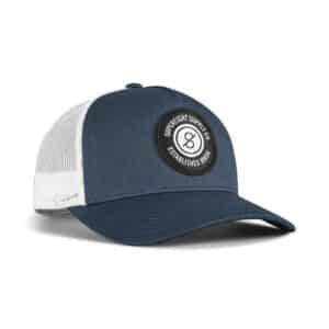 Supereight Supply Co Patch Trucker Cap - Navy/White