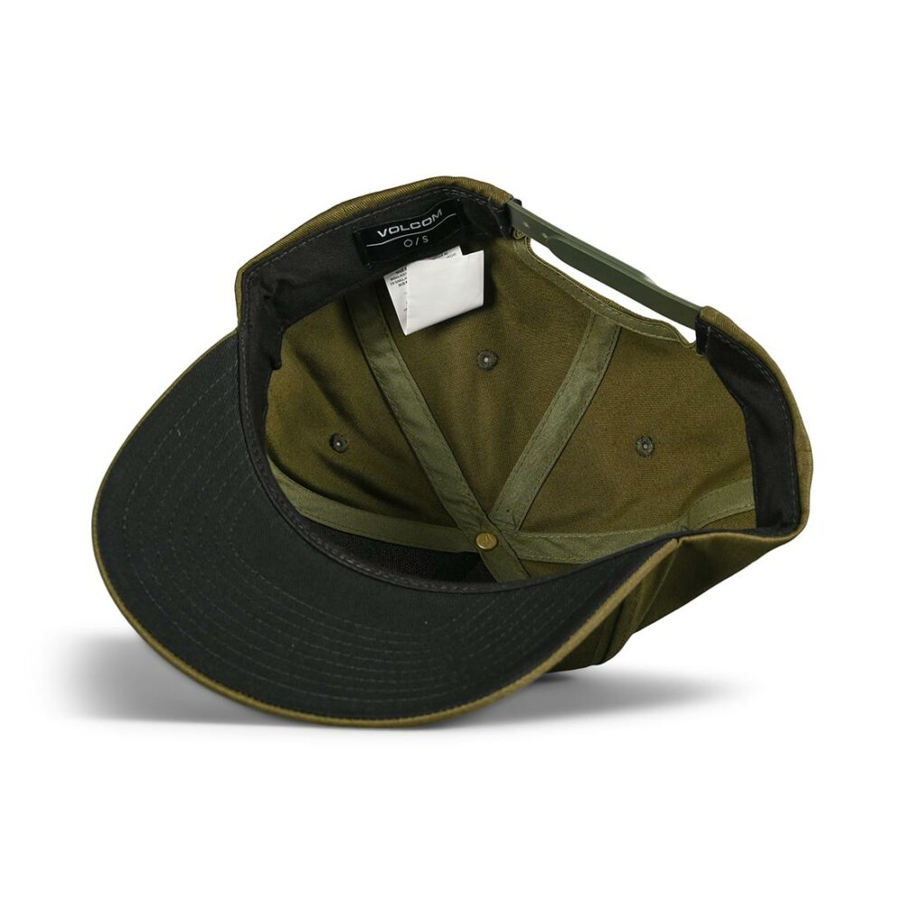 Volcom Embossed Stone Snapback Cap - Old Mill