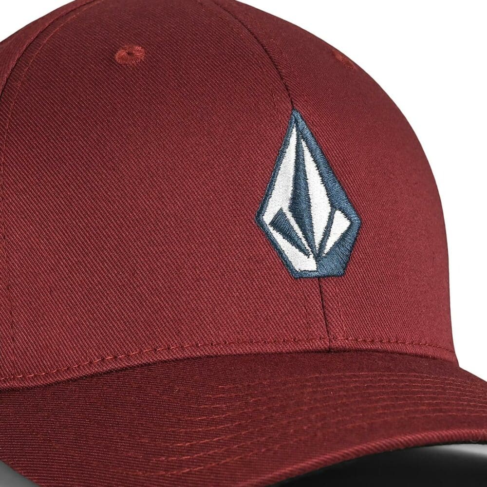 Volcom Full Stone Flexfit Cap - Bordeaux Brown