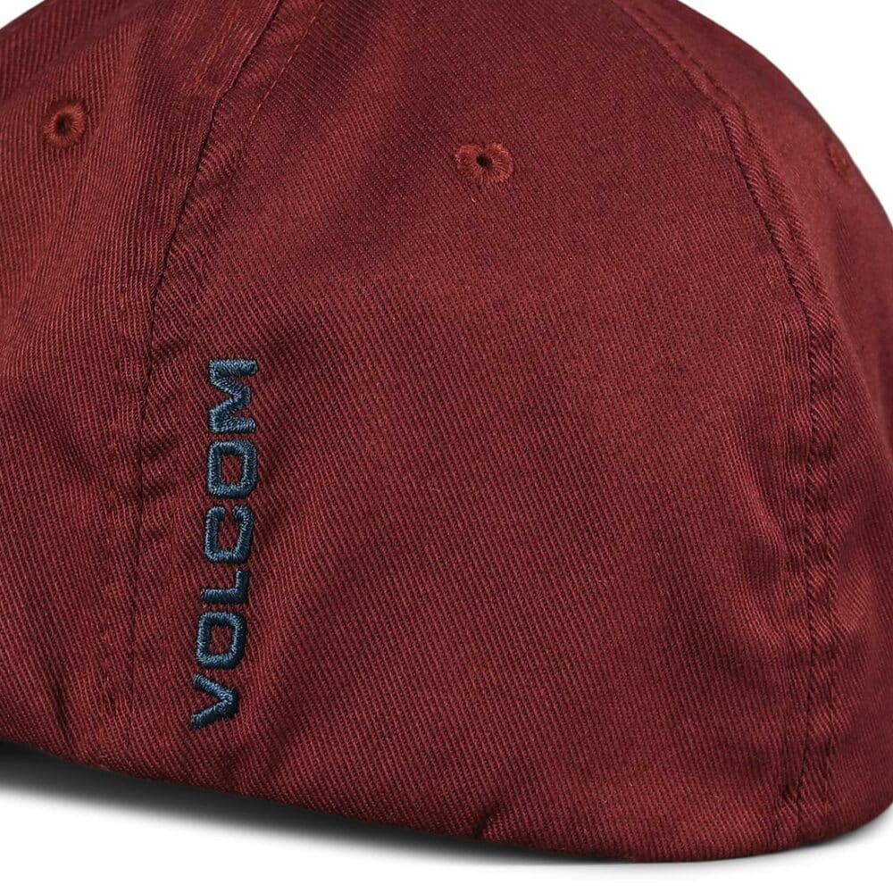 Volcom Full Stone Flexfit Cap - Bordeaux Brown