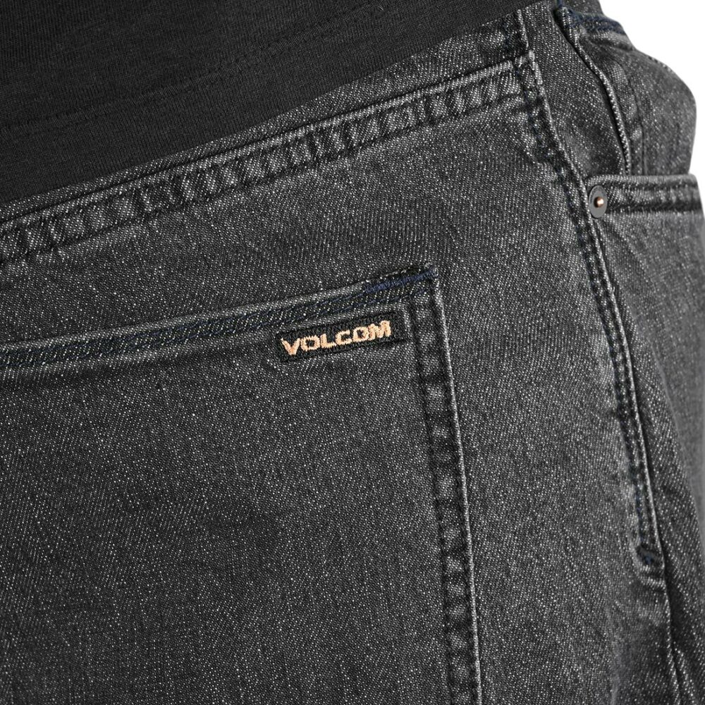 Volcom Nailer Relaxed Tapered Jeans - Stoney Black