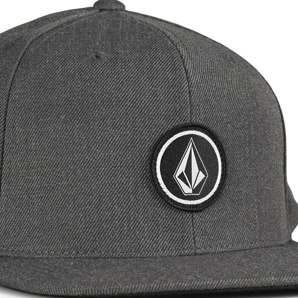 Volcom Quarter Twill Snapback Cap - Charcoal Heather