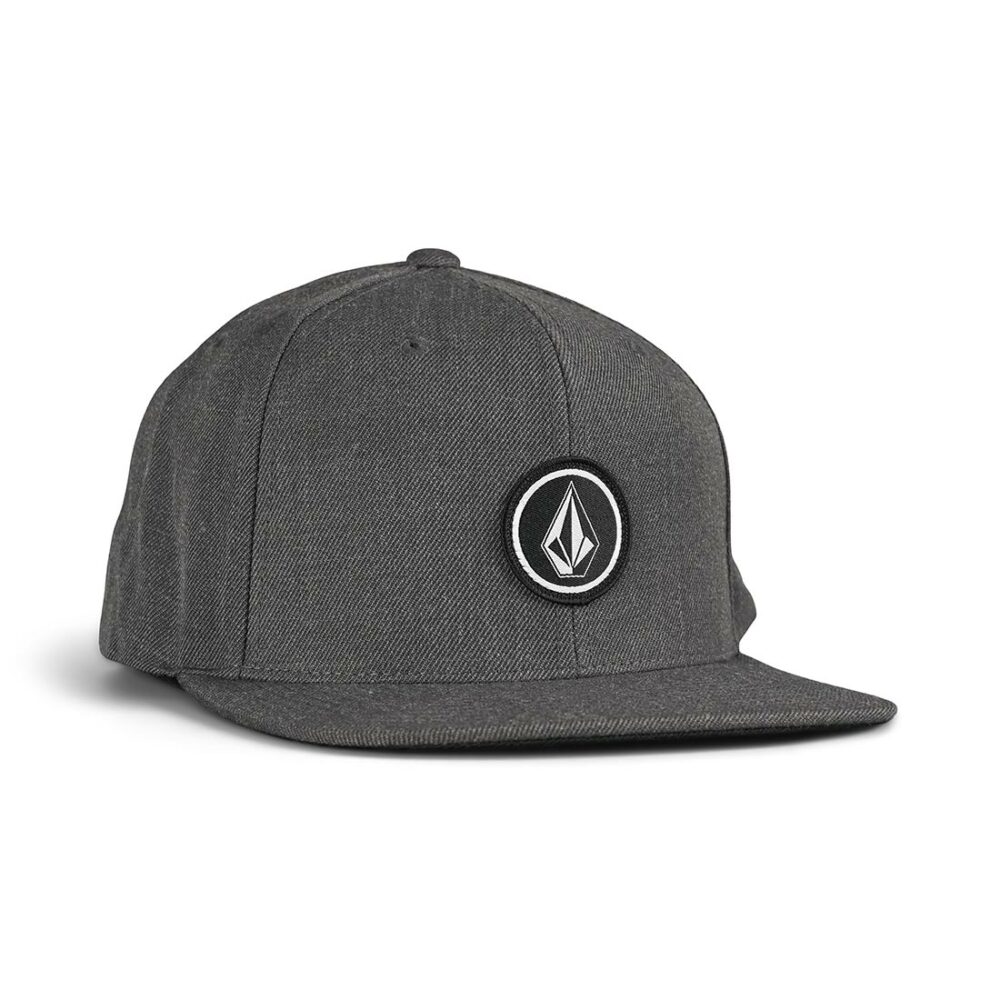 Volcom Quarter Twill Snapback Cap - Charcoal Heather