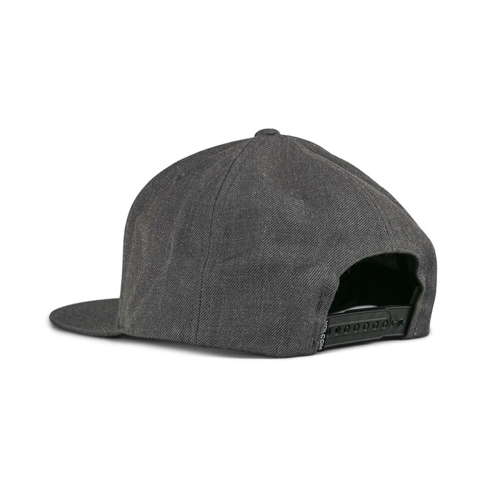 Volcom Quarter Twill Snapback Cap - Charcoal Heather