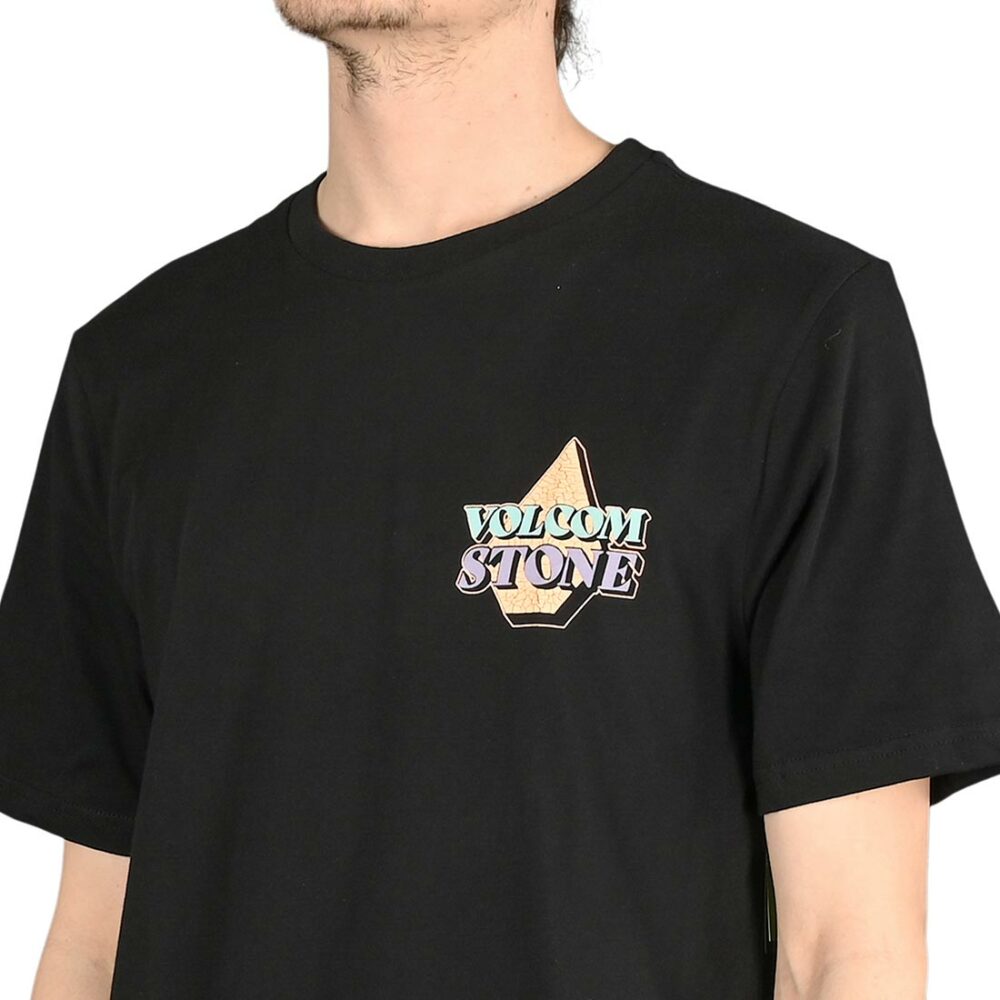 Volcom Stript S/S T-Shirt - Black