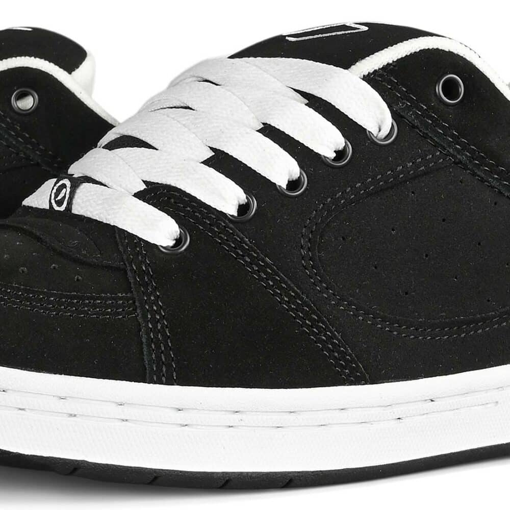 eS Accel Slim Mid Skate Shoes - Black/White/Silver