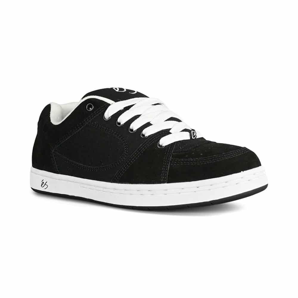 eS Accel Slim Mid Skate Shoes - Black/White/Silver