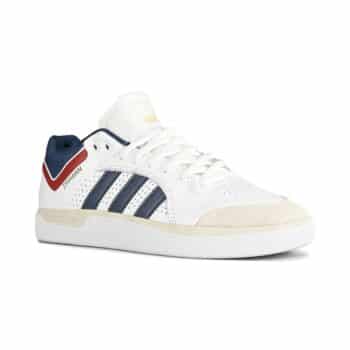 Adidas Tyshawn Skate Shoes - White/Collegiate Navy/Grey