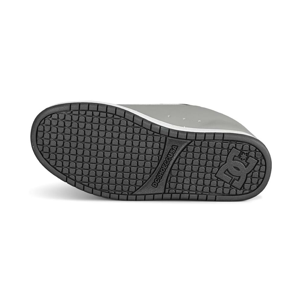 DC Court Graffik Skate Shoes - Grey/Grey/Grey