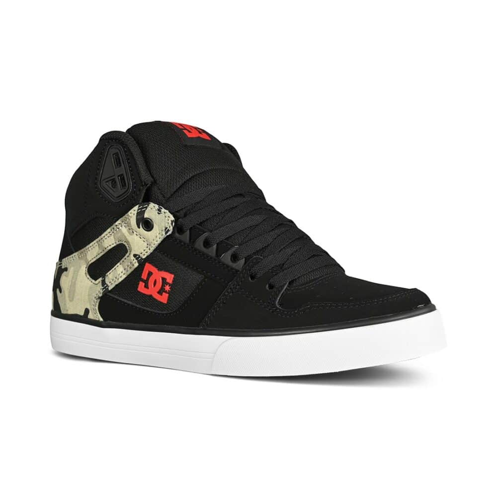 DC Pure High Top WC Shoes - Astro Camo Black