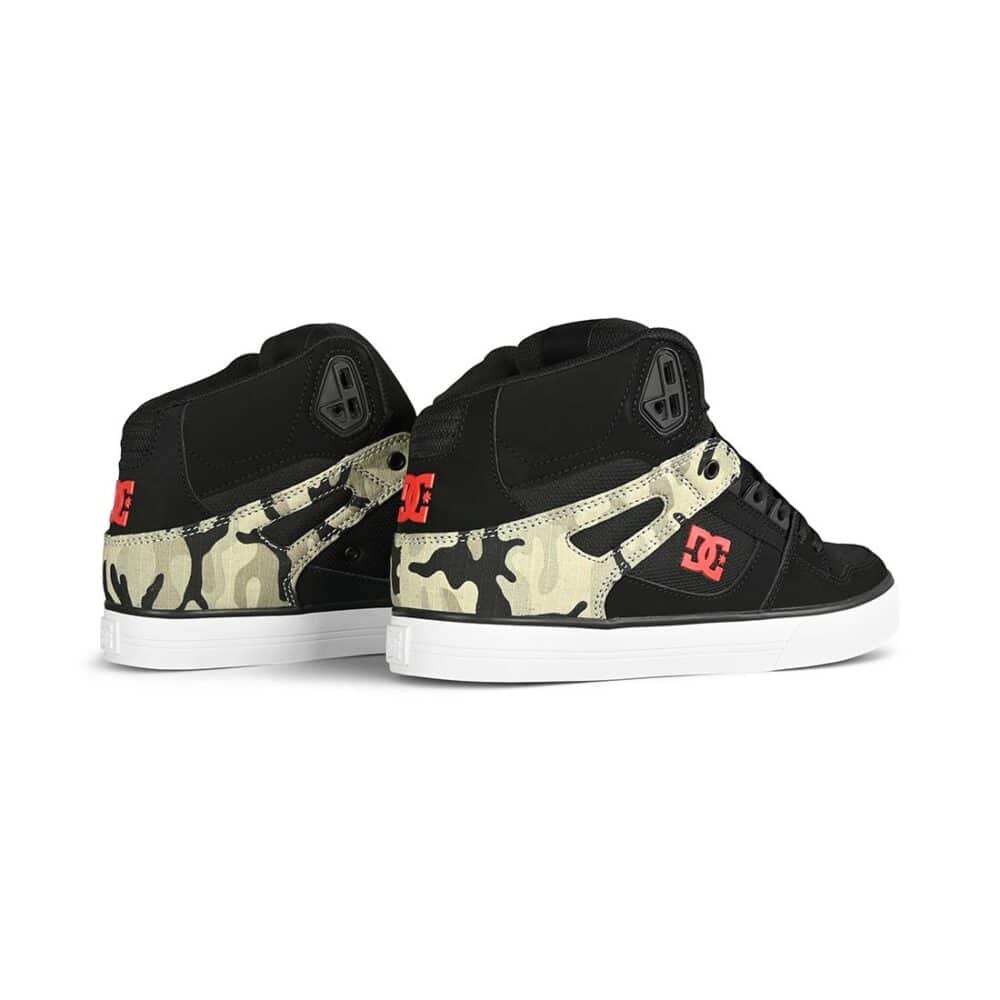 DC Pure High Top WC Shoes - Astro Camo Black