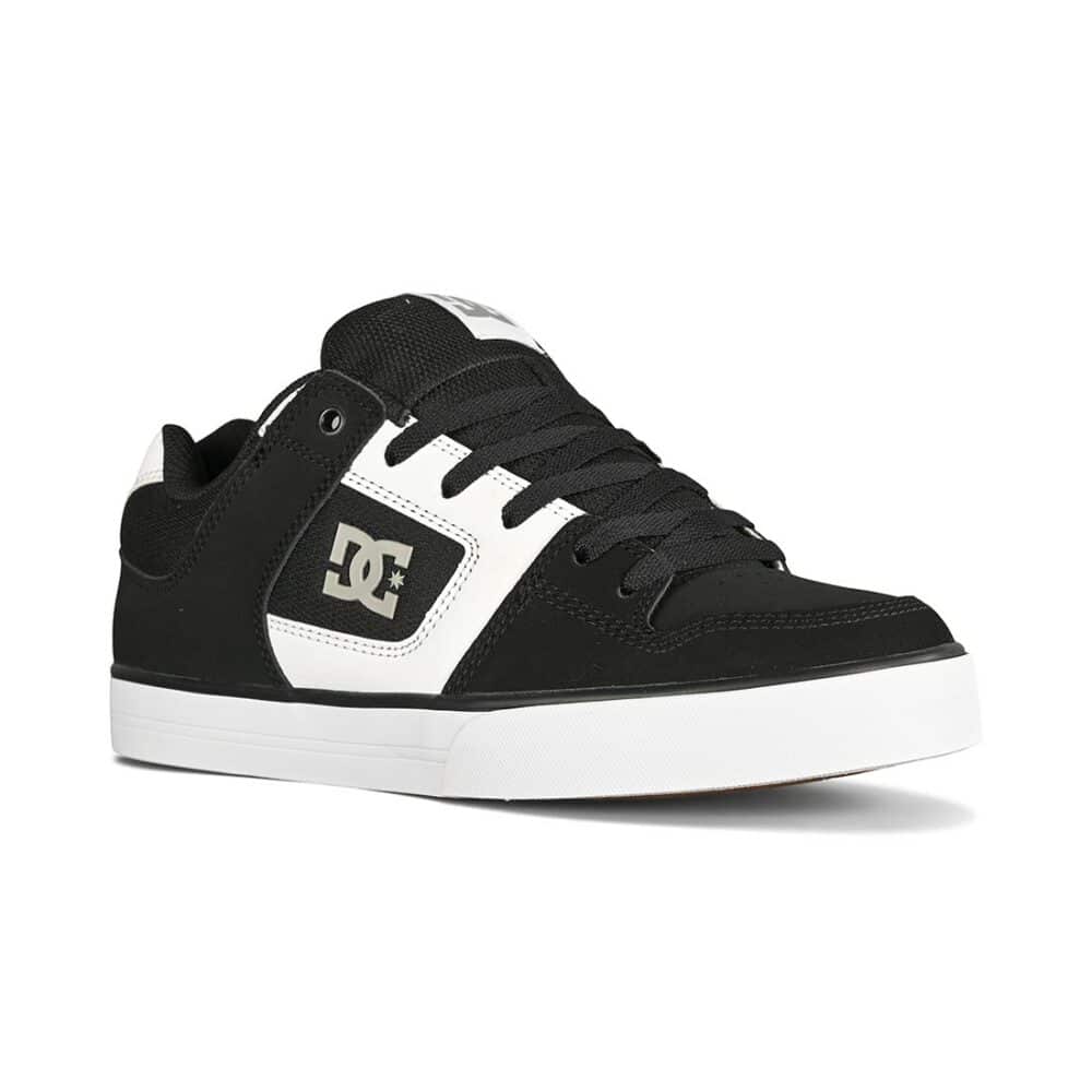 DC Pure Skate Shoes - Black/White/Gum