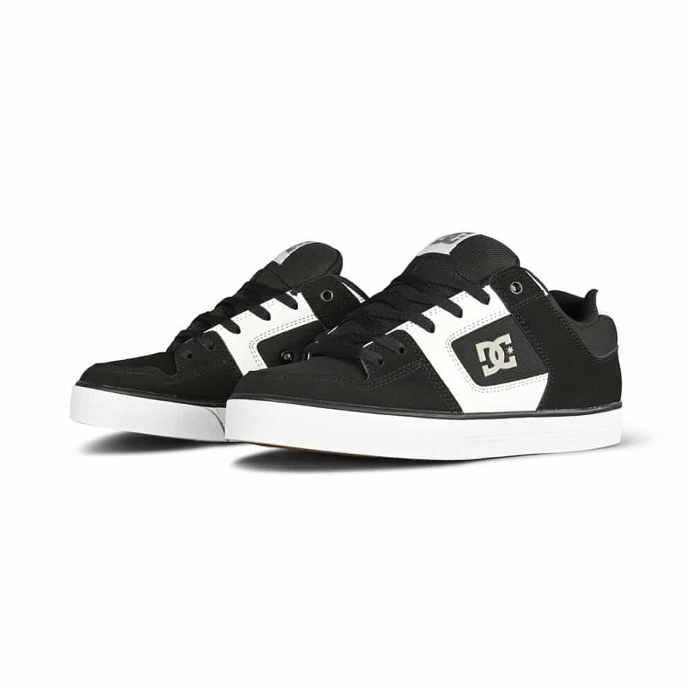 DC Pure Skate Shoes - Black/White/Gum