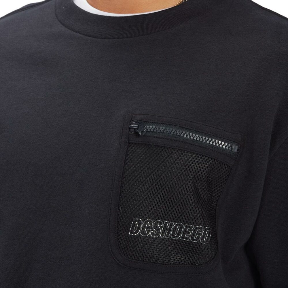 DC Recoil Tech Crew Neck Sweatshirt - Black