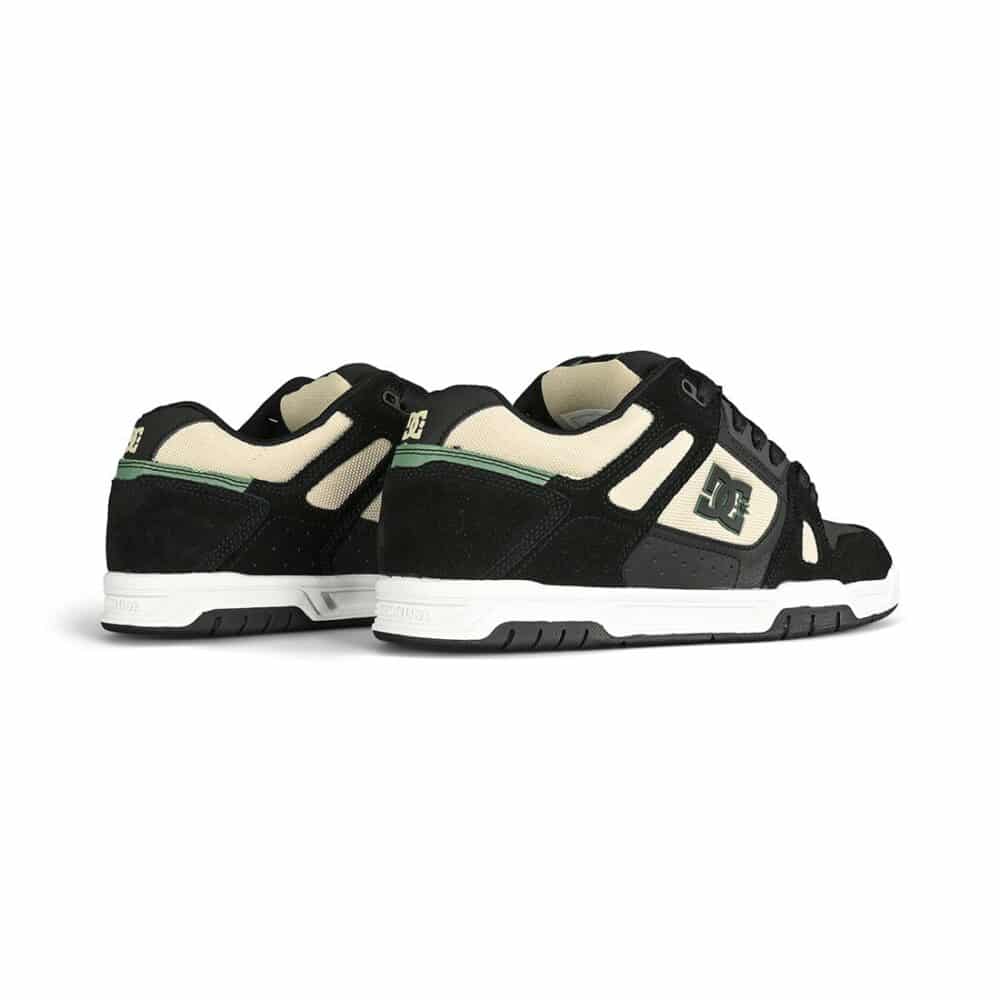 DC Stag Skate Shoes - Tan/Green