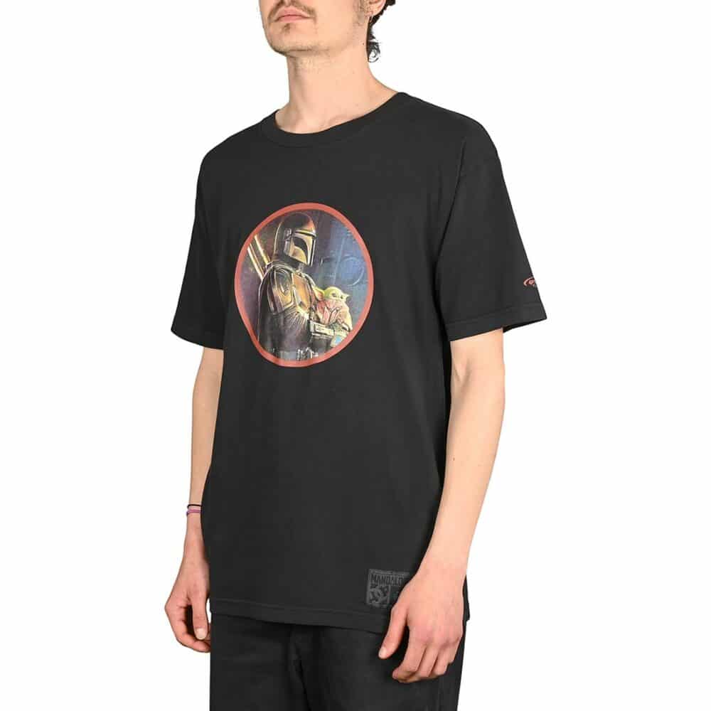 DC x Star Wars Mando & The Child S/S T-Shirt - Black Pigment Dye