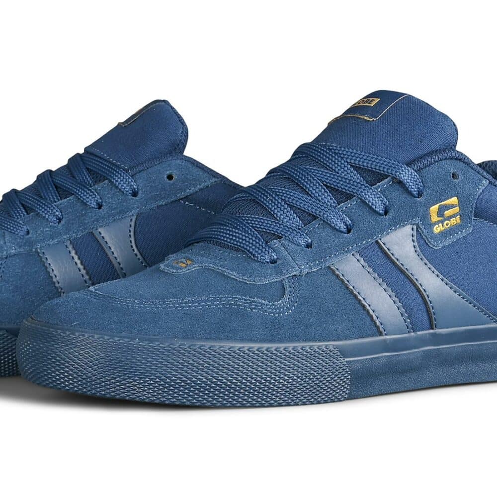 Globe Encore 2 Skate Shoes - Blue/Gold Dip