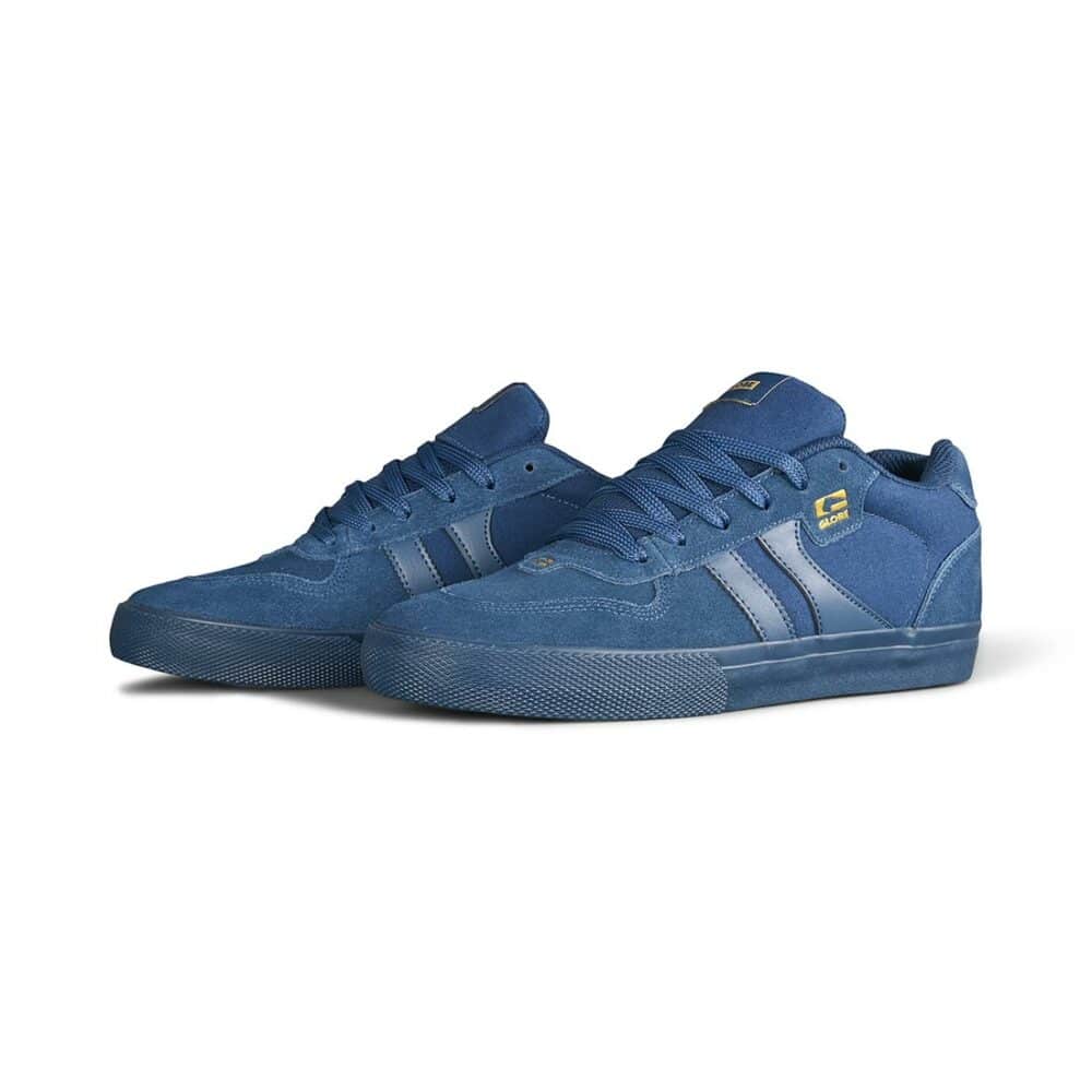 Globe Encore 2 Skate Shoes - Blue/Gold Dip