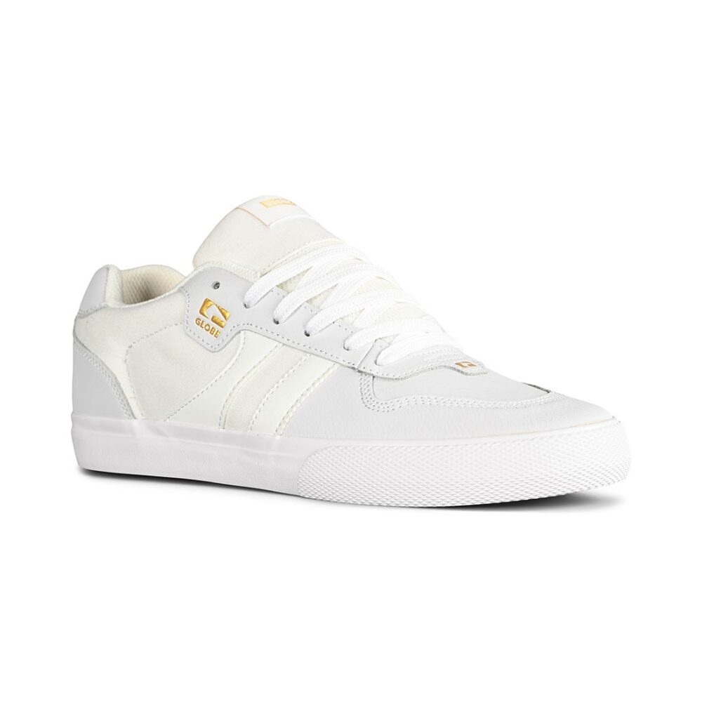 Globe Encore 2 Skate Shoes - White/Gold Dip