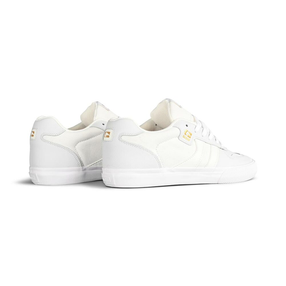 Globe Encore 2 Skate Shoes - White/Gold Dip