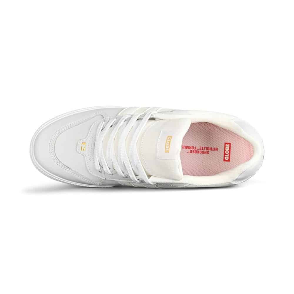 Globe Encore 2 Skate Shoes - White/Gold Dip
