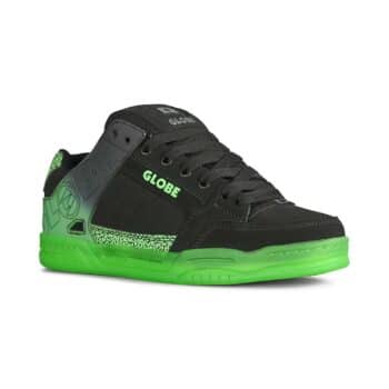 Globe Tilt Skate Shoes - Black/Green Stipple