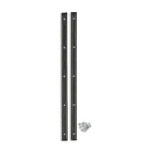 Lil Jawns Standard Skateboard Rails (2 Pack) - Black