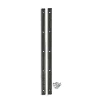 Lil Jawns Standard Skateboard Rails (2 Pack) - Black