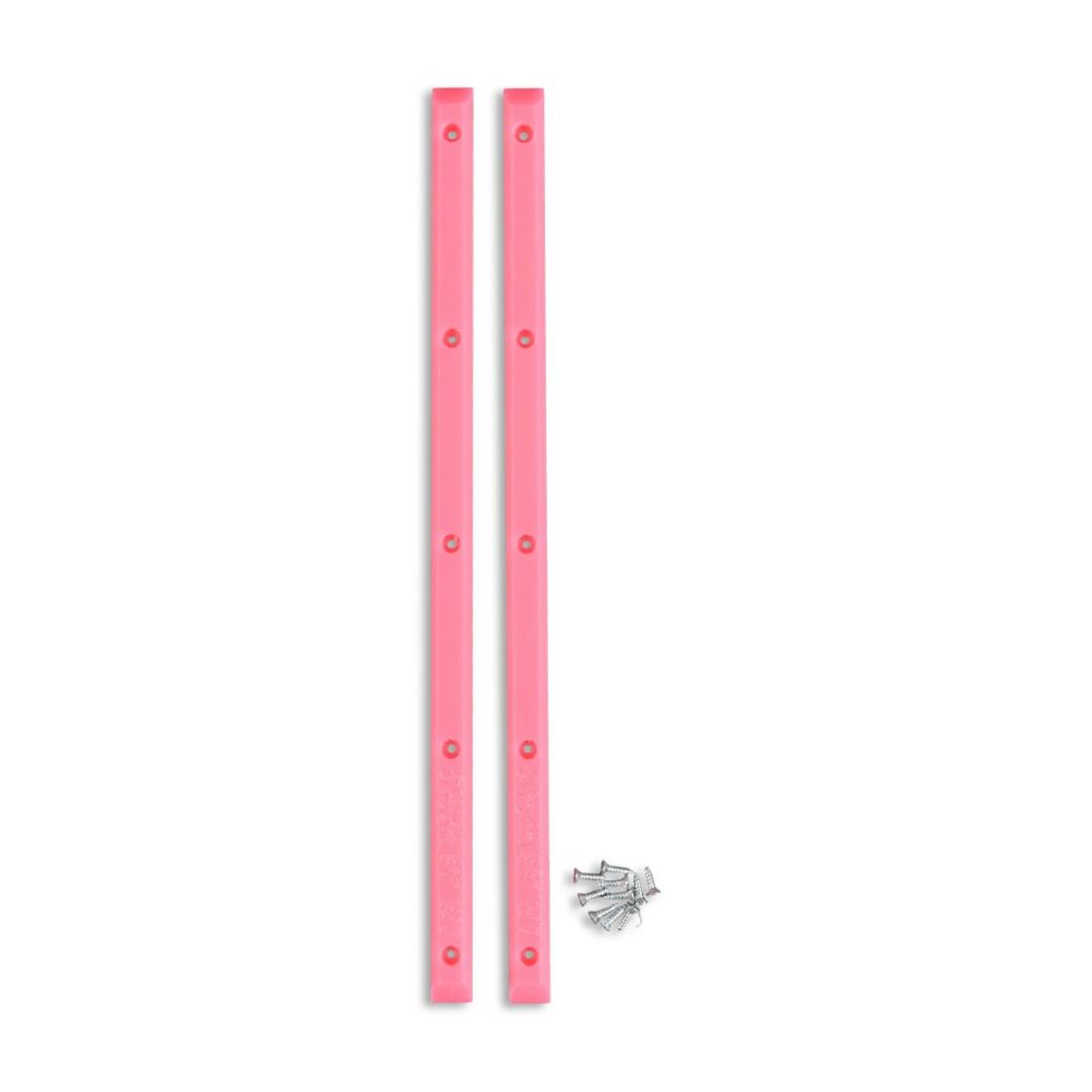 Lil Jawns Standard Skateboard Rails (2 Pack) - Pink