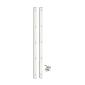 Lil Jawns Standard Skateboard Rails (2 Pack) - White