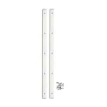 Lil Jawns Standard Skateboard Rails (2 Pack) - White