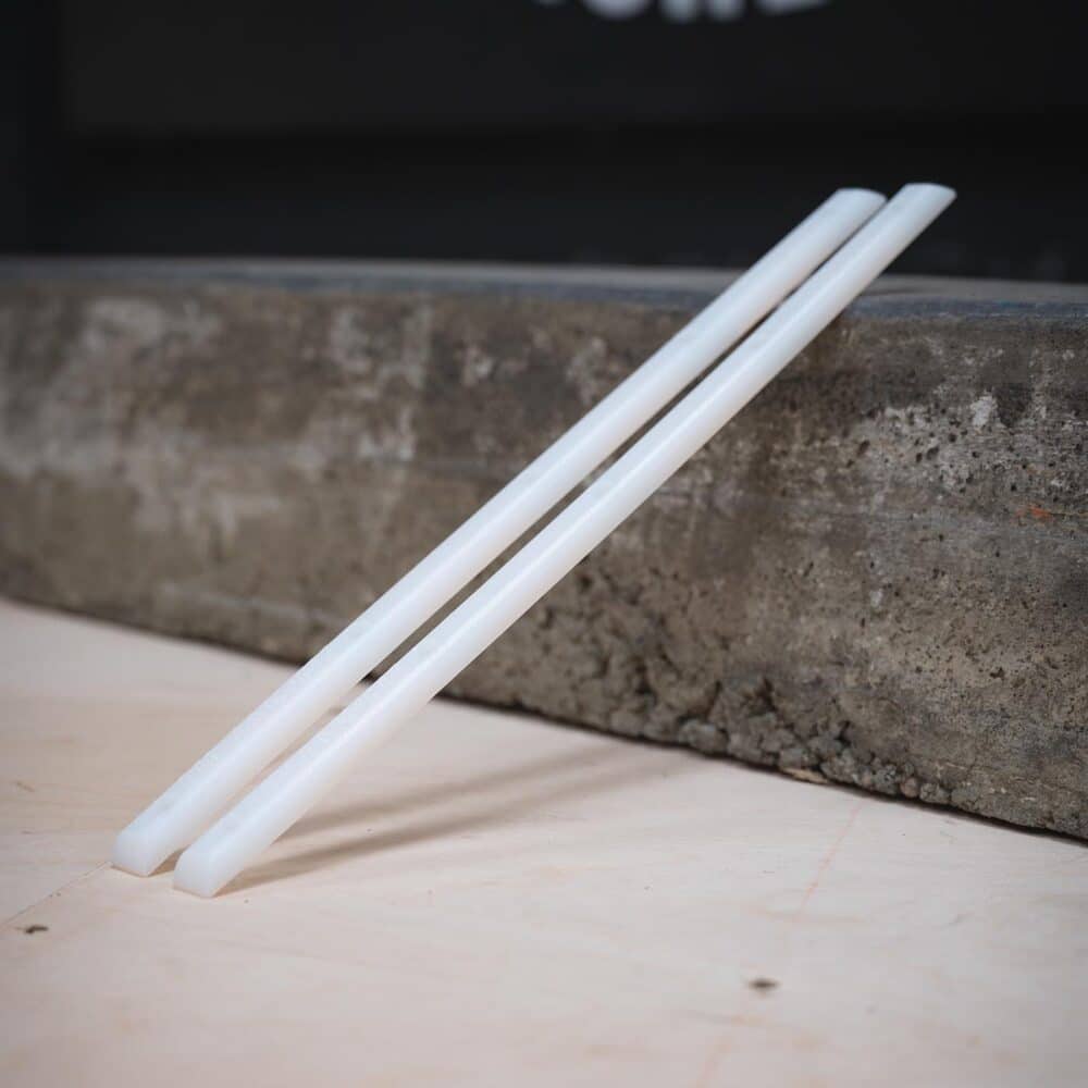 Lil Jawns Standard Skateboard Rails (2 Pack) - White