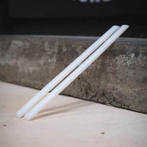 Lil Jawns Standard Skateboard Rails (2 Pack) - White