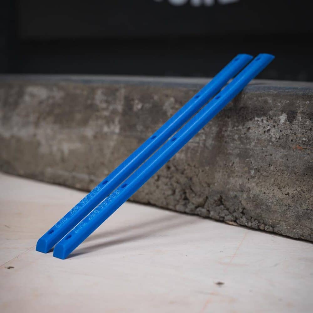 Lil Jawns Standard Skateboard Rails (2 Pack) - Blue