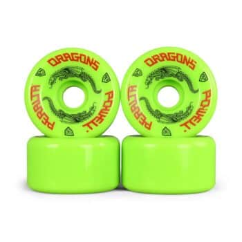 Powell Peralta Dragon Formula G-Bones 93a 64mm Skateboard Wheels - Green