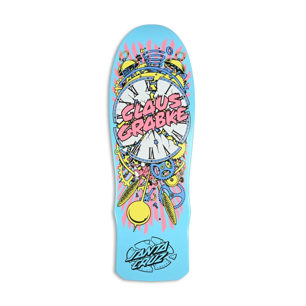 Santa Cruz Grabke Exploding Clock 10" Reissue Skateboard Deck