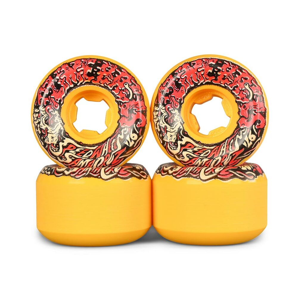 Slime Balls Vomit Mini II 97a 53mm Skateboard Wheels - Orange