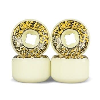 Slime Balls Vomit Mini II 97a 56mm Skateboard Wheels - White/Yellow