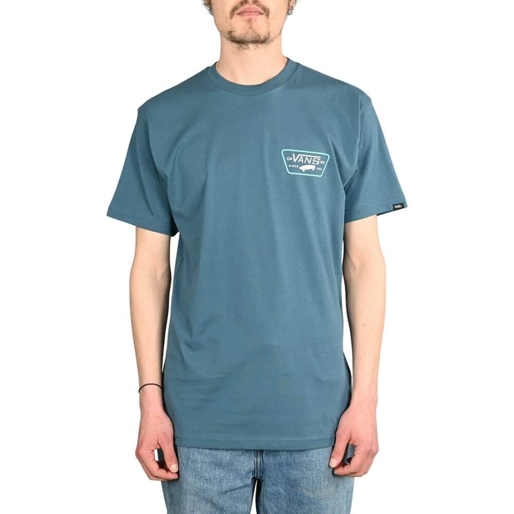 Vans Full Patch Back S/S T-Shirt - Teal/Waterfall/Blue Glow