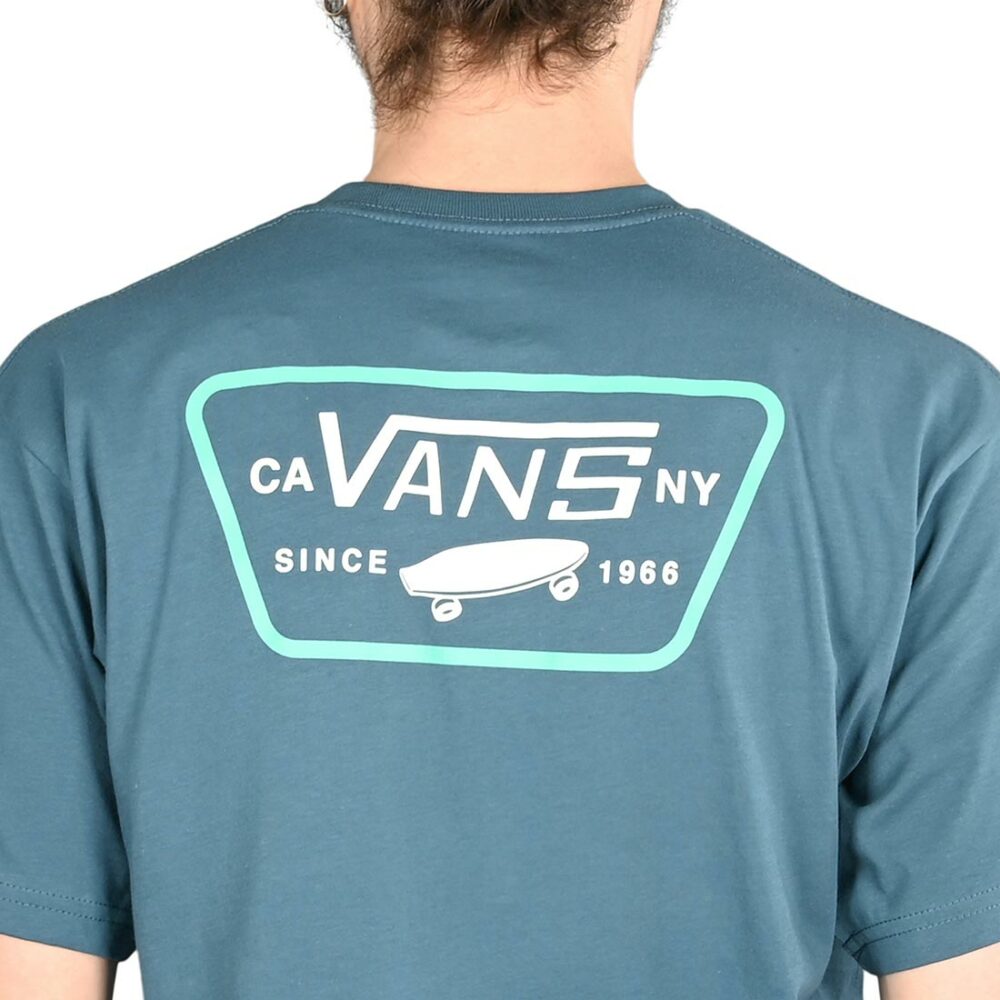 Vans Full Patch Back S/S T-Shirt - Teal/Waterfall/Blue Glow