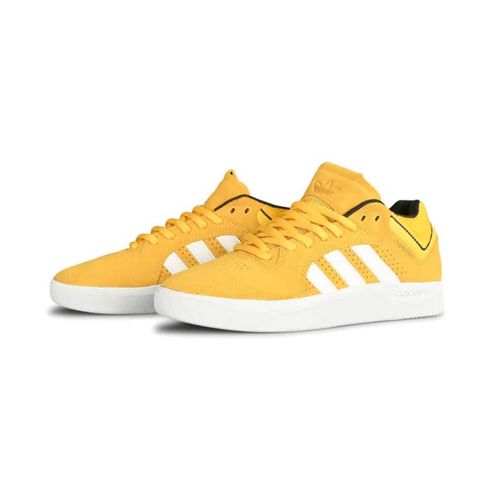 Adidas Tyshawn Skate Shoes - Bold Gold/White/Gold Metallic