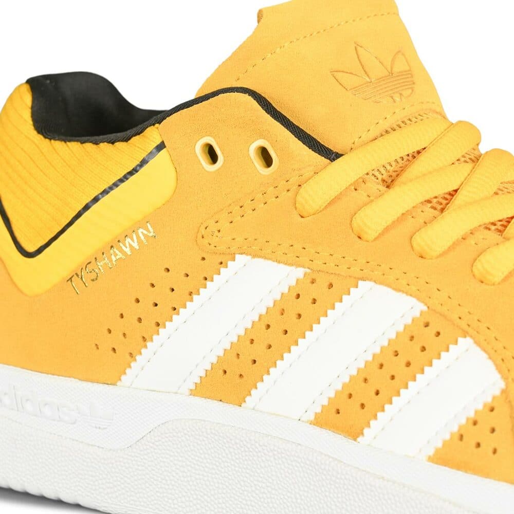 Adidas Tyshawn Skate Shoes - Bold Gold/White/Gold Metallic