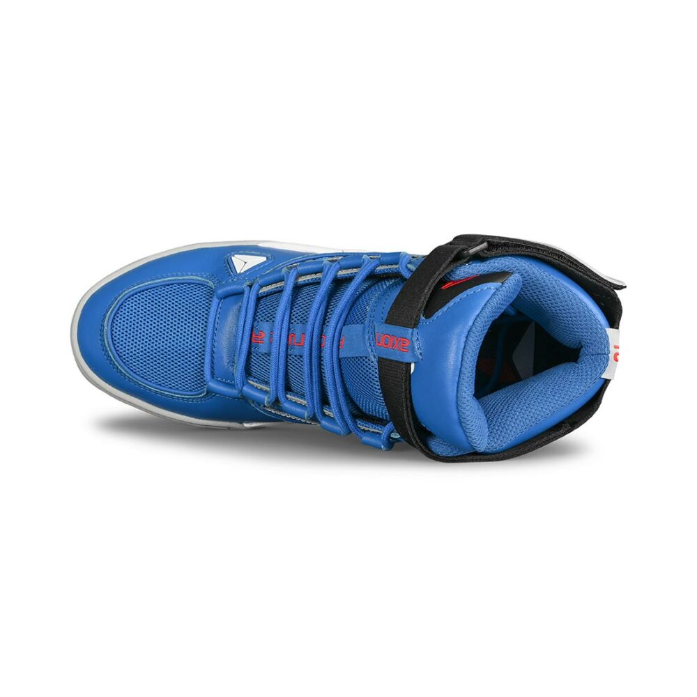 Axion Complex High-Top Skate Shoes - True Blue/Grey