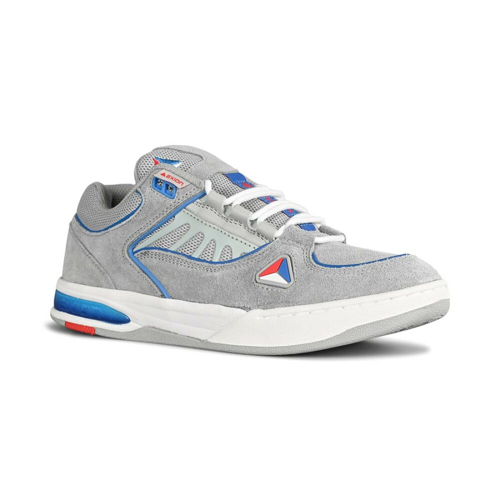 Axion Complex Low Skate Shoes - True Grey/White