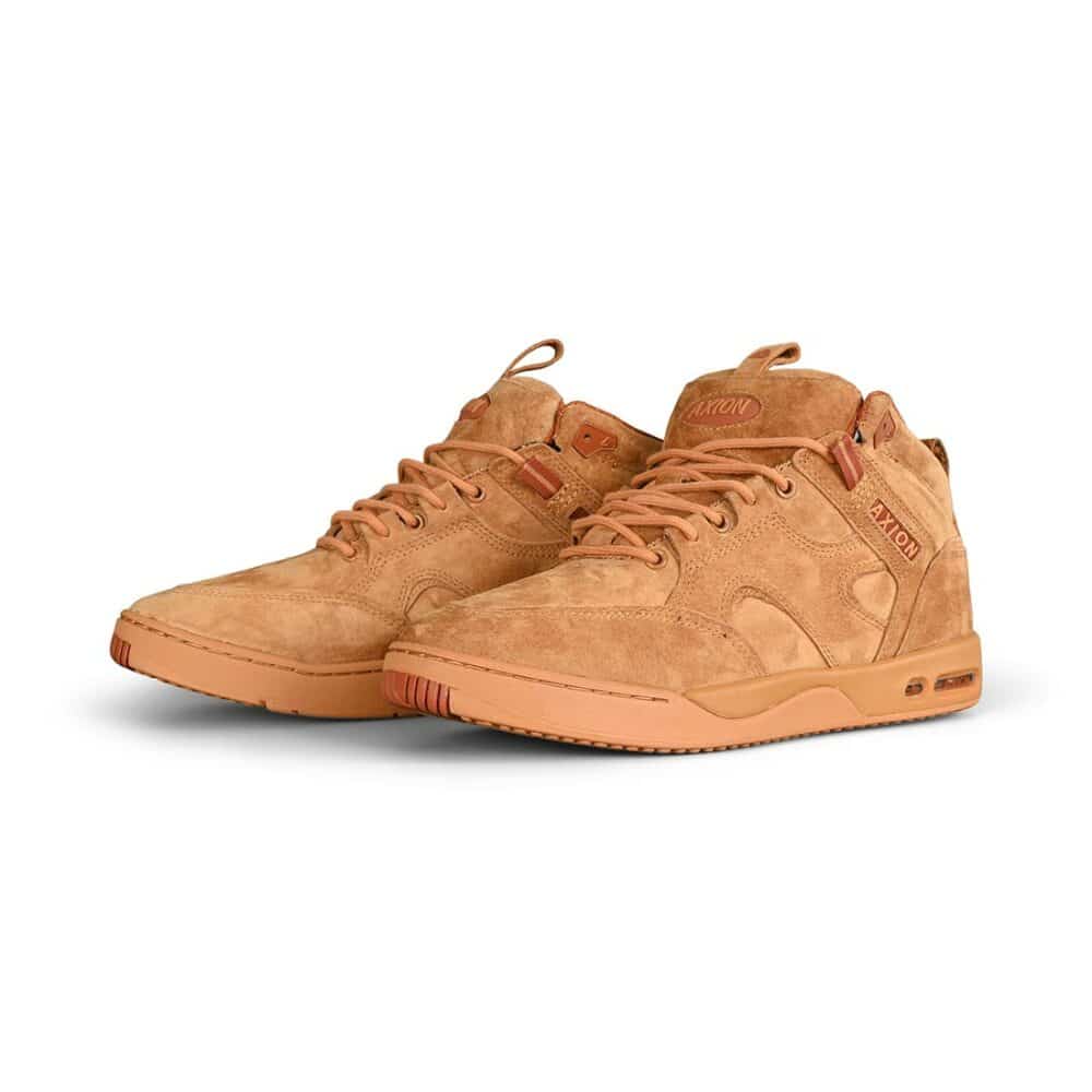 Axion Genesis Mid Skate Shoes - Caramel/Gum