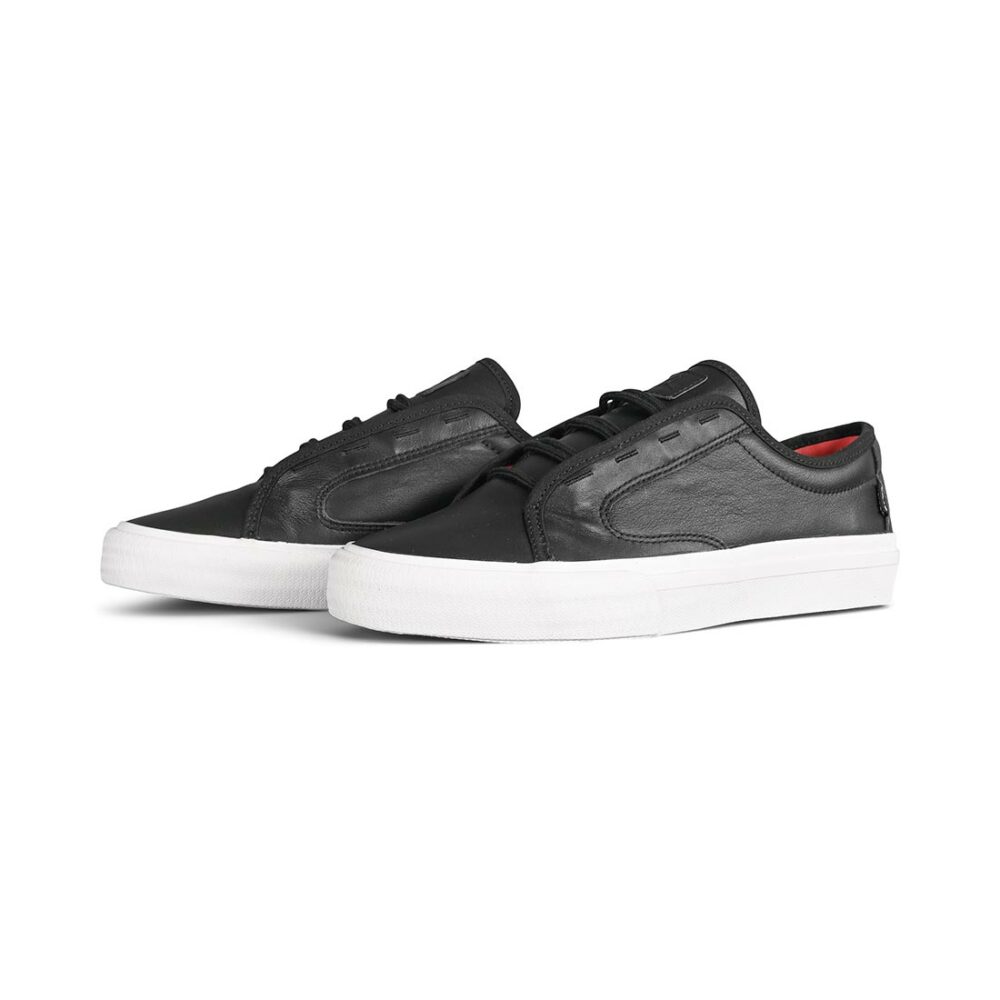 Axion Lowphy Skate Shoes - Black/White/Red Ice