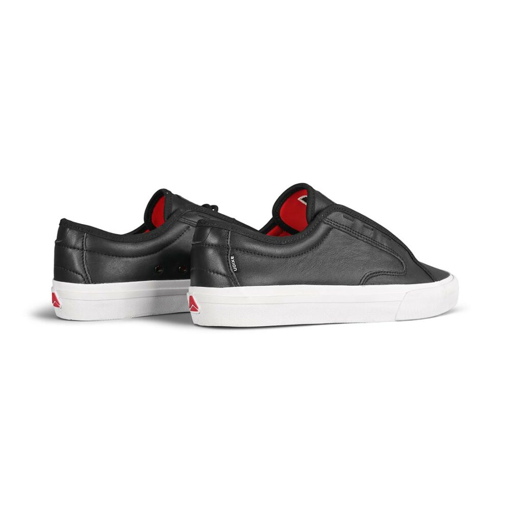 Axion Lowphy Skate Shoes - Black/White/Red Ice