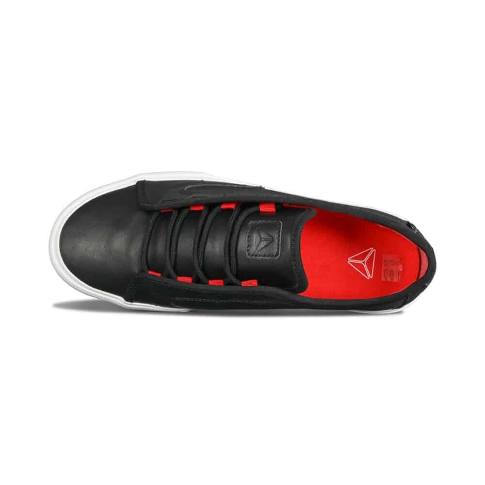 Axion Lowphy Skate Shoes - Black/White/Red Ice